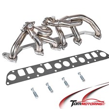Stainless Steel Exhaust Header Manifold Fits 2000-2006 Jeep Wrangler Tj 4.0l Stainless Steel Exhaust Header Manifold Fits 2000-2006 Jeep Wrangler Tj 4.0l
