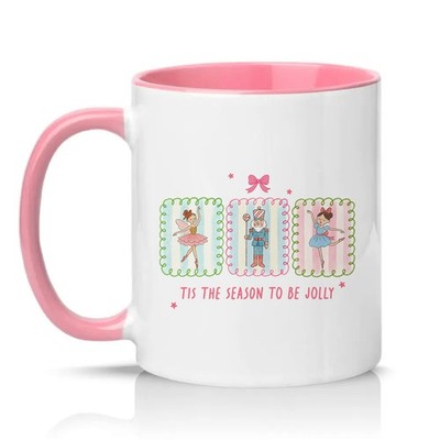 Tis The Season To Be Jolly Damen 11 Unzen Keramiktasse Nussknacker Ballett Geschenk