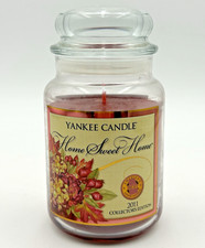 Yankee Candle Home Sweet Home Collector's Edition Jar Candle 2011 22 oz Red