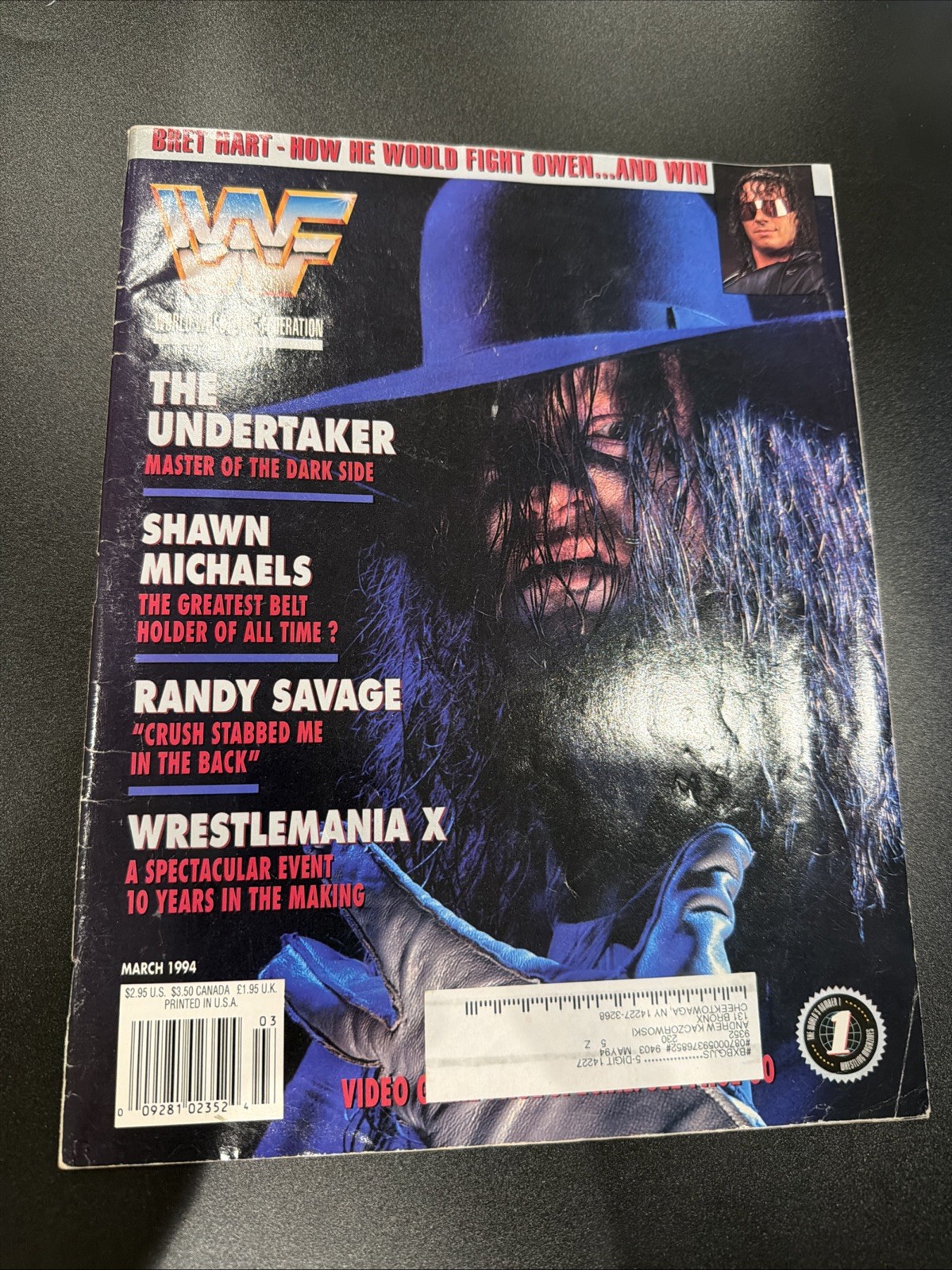 WWF Magazine March 1994 The Undertaker 