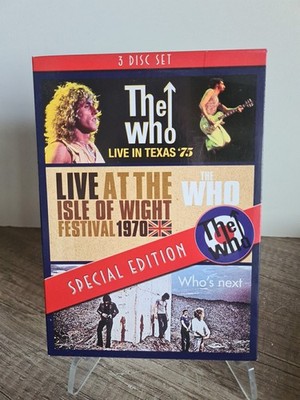 3 DVD Special Edition: Rock - The Who - Live In Texas 75, Isle Of Wight 70 ....