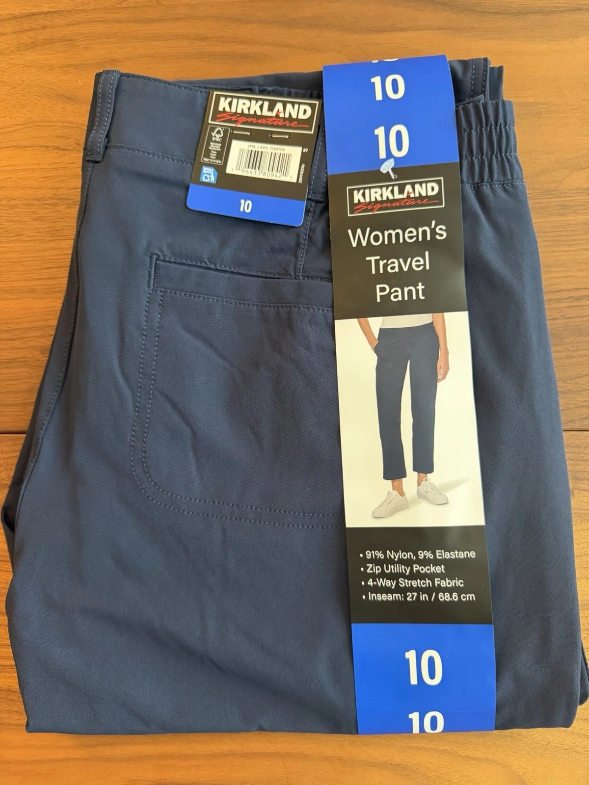 Kirkland Ladies Travel Pants Navy Blue Size 10 | Costco Find | Amazing Fit NEW
Opens in a new window