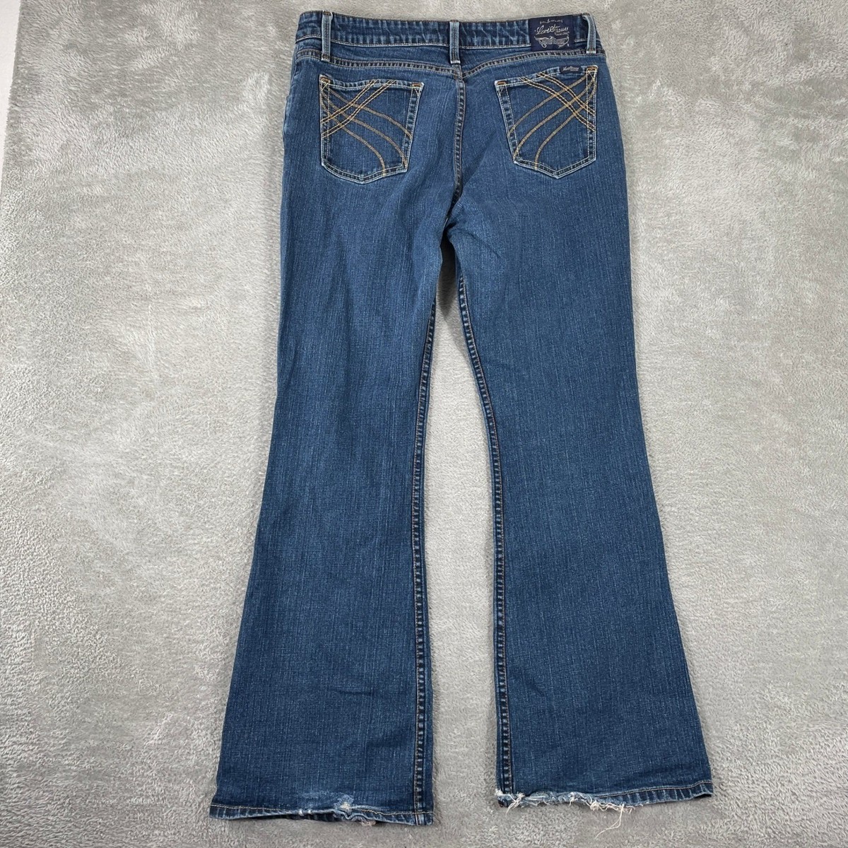 Y2K SWAG Jeans Bootcut Flared faded Distressed miss sixty 00s 