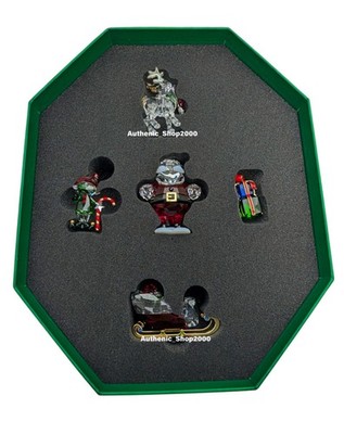 NEW 100% SWAROVSKI Seit 1895 Holiday Limited 130th Santa Story Set