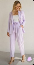 Hallhuber Blazer Hosenanzug Set Tencel Leinen...