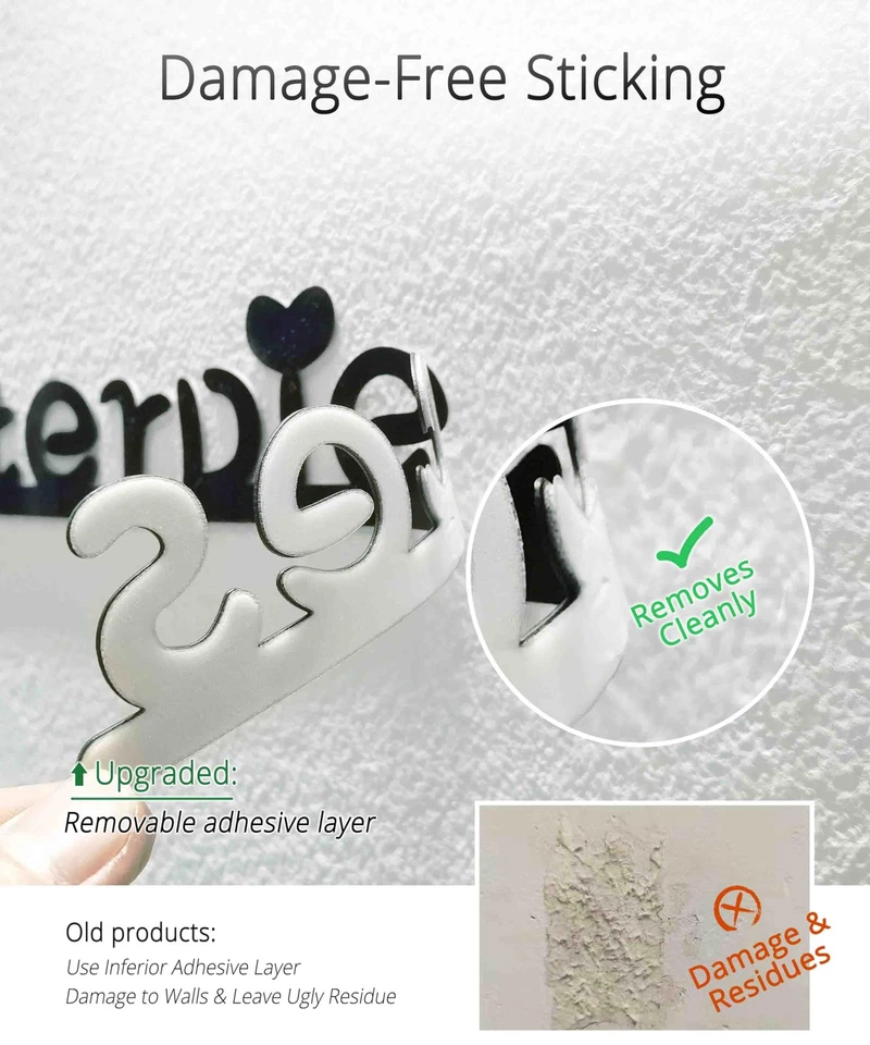 DecorSmart Love Family Tree Picture Frame Collage Removable 3D DIY Acrylic Wall - Image 3 of 4