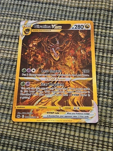 Giratina VSTAR (Secret) GG69/GG70 Crown Zenith: Galarian Gallery Holo