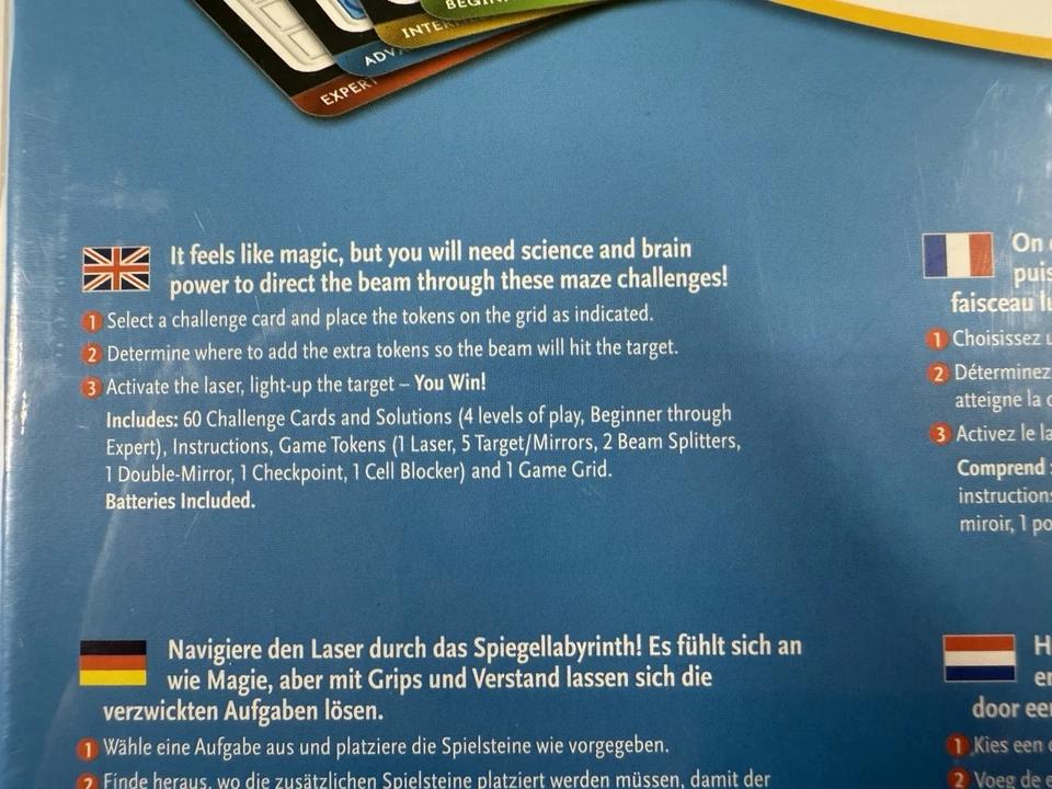 Thinkfun LASER MAZE Beam Bending Logic Puzzle Game New Sealed - Image 3 of 4