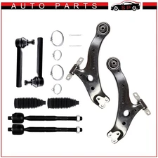 Front Lower Control Arm Ball Joint Tie Rod & Rack Bellow For 2004-06 Lexus RX330