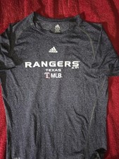 Texas Rangers Adidas T Shirt • Youth XL • Polyester • CLIMALITE