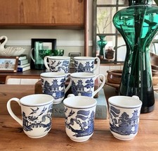 Set Of 7 Vintage Johnson Bros England Mug Wil...
