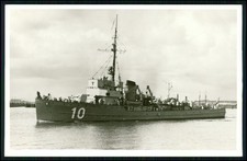 Foto AK - Minensuchboot M 10 Kriegsmarine - 1945 im Hafen von Lorient versenkt