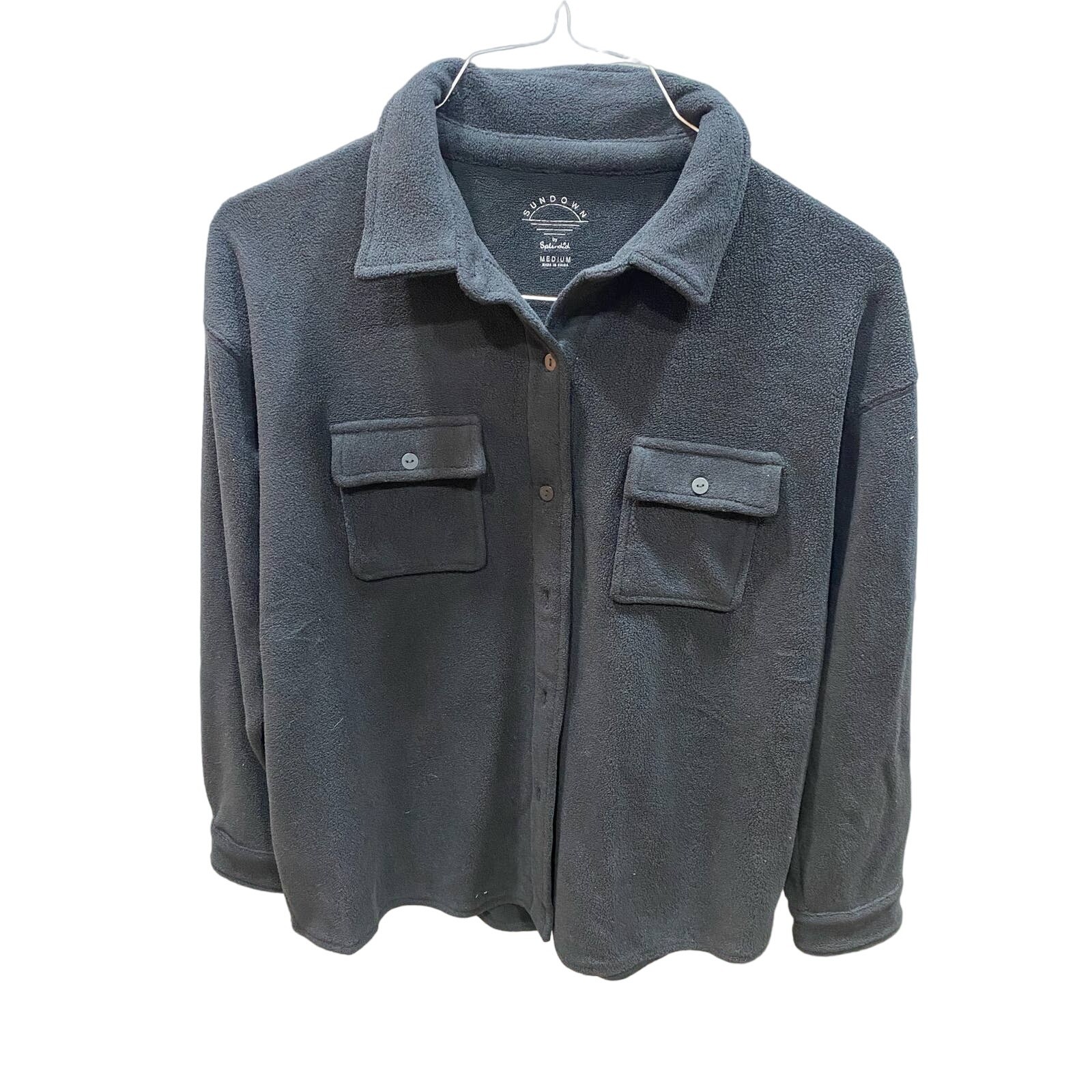 Splendid Sundown Medium RN15741 black fleece butt… - image 1