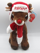 Dan Dee Collector's Choice 13" Plush RUDOLPH Red Nose Reindeer Stands Sits NEW