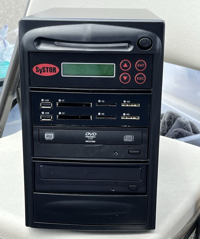 SySTOR All in One DVD Duplicator 2-Target Standalone Tower w/ USB Port