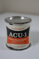 can of Acufine ACU-1 Film Developer Concentrate Makes 1 Quart