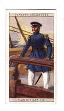 John Player History of Naval Dress 1930 #40 Flag Officer 1833