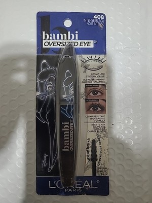 Loreal Bambi Oversized Eye Mascara #408 INTENSE BLACK Retired HTF Sealed