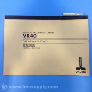 Okuma VR40 OSP5020M / OSP500M-G Electrical Drawing Manual USIP