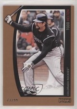 2009 Topps Unique Select 73/99 Todd Helton #118 HOF 04br
