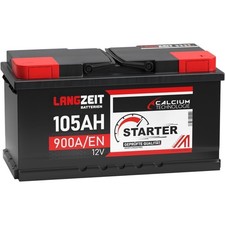 Autobatterie 12V 105AH 900A/EN LANGZEIT Starter Batterie ersetzt 100Ah 95Ah Autobatterie 12V 105AH 900A/EN LANGZEIT Starter Batterie ersetzt 100Ah 95Ah