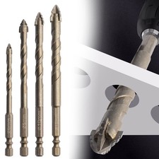 New Four-Flute Sawtooth Eccentric Drill Bit, Cozy Hoome Efficient Drill Bits OY