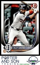 Riley Greene 2025 Bowman #58 Detroit Tigers Baseball Card