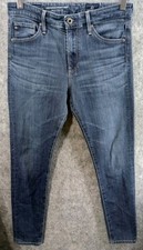 AG Adriano Goldschmied Jeans Women's Size 26 The Farrah Skinny Crop USA Made