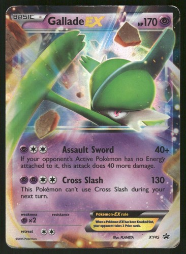 Gallade EX XY45 Holo Promo XY Promo Pokemon Lightly Played