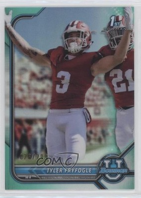 2021 Bowman U Chrome Prospects Aqua Refractor 26/299 Ty Fryfogle Tyler #22 v1x
