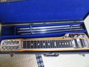 GUYATONE HG-308C 8-String Electric Lap Steel Guitar Hawaiian with Case Stand
