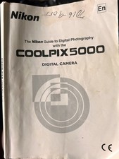 Original Nikon Coolpix 5000 Digital Camera User Guide Instruction Japan