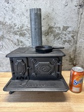 Late 19th Century Cast Iron Salesman Sample Stove Marked  cornet  Toy Miniature