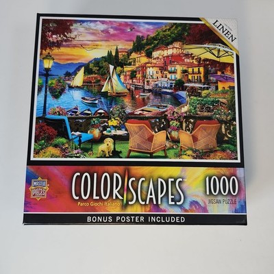 Open Box Colorscapes Linen Jigsaw Puzzle #72227 Parco Giochi Italiano 1000 Pcs