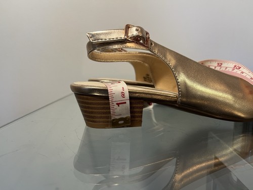 bare traps Sz7 ladies LIMA sling back golden pink shoes. NWOT only tried indoors - Picture 6 of 15