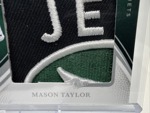 2025 Immaculate Player Cap Team Logo Mason Taylor New York Jets #1/9 RC - Picture 8 of 17