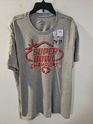 NWOT Nike NFL Trophy Collection Super Bowl LVIII Champions 49ers Men s 2XL Tee