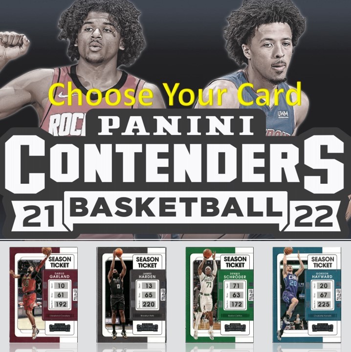 2021-22 Panini Contenders Basketball Season Ticket Cards – Choose Your Player