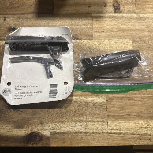 Pella Casement  Cover, Lock Lever Folding Crank Handle Right And Left Hand Brown