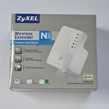 ZyXEL N-300 Wireless Extender Connect and Share WRE2205 - New