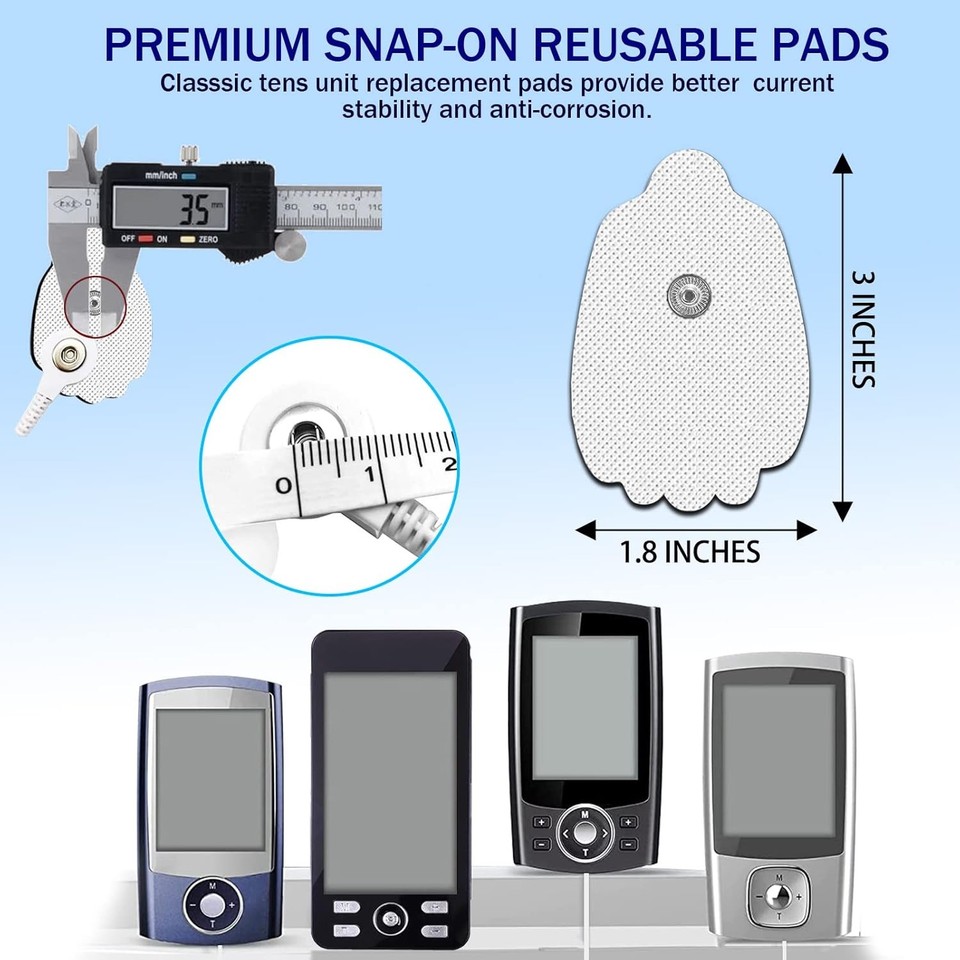 TENS Unit Replacement Pads 20 Pcs, Upgraded Stronger White, 20 Pcs | eBay