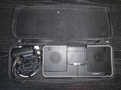 brookstone flip speaker dock