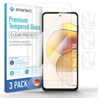 3X Schutzglas Panzerfolie Klar FüR Motorola Moto G73 5G 3X Kameraschutz Hartglas