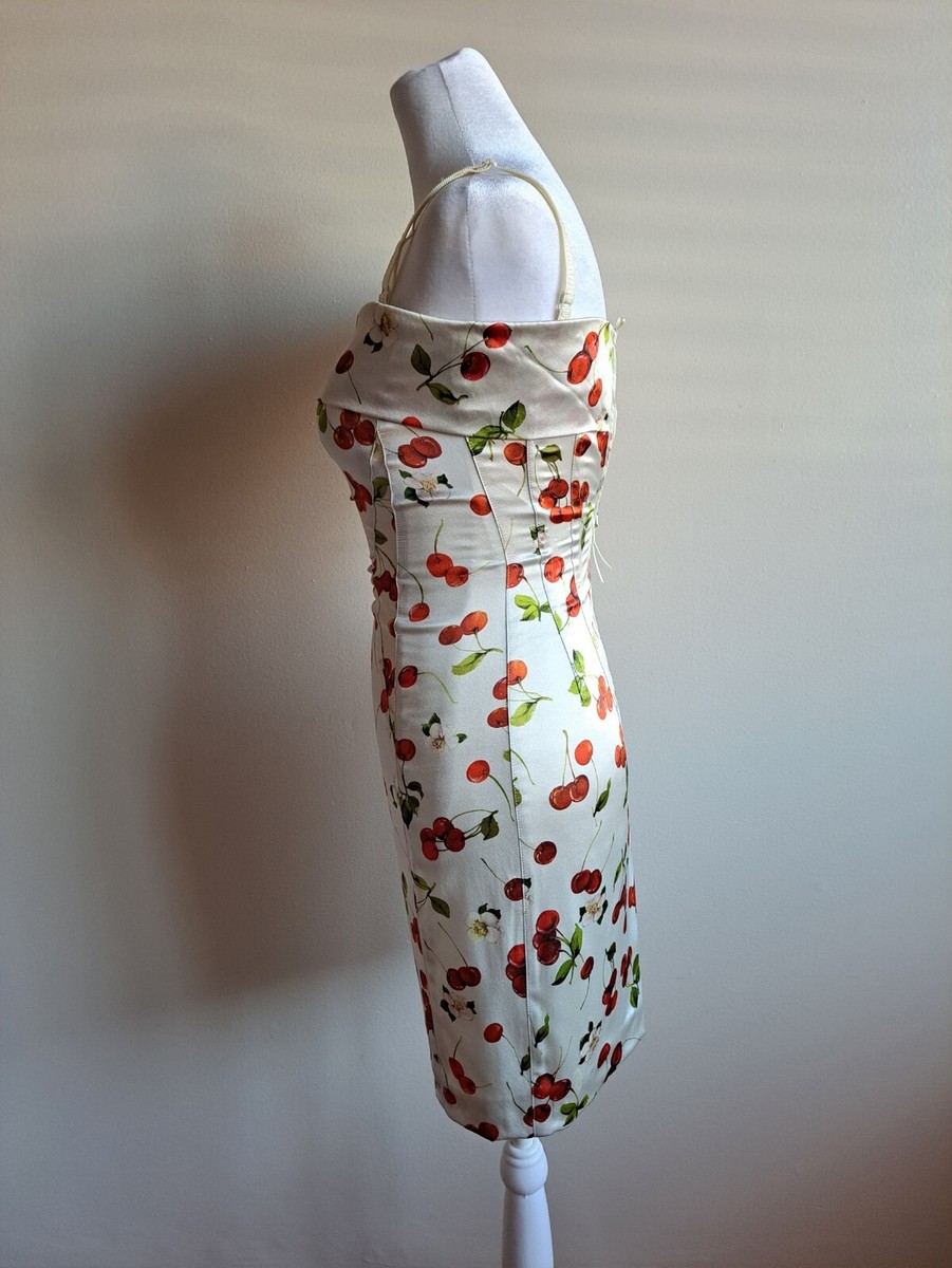 美品❢DOLCE＆GABBANA　薔薇　柄　スカート　38　SILK DOLCE ＆ GABBANA 花柄プリント シルクロングドレス