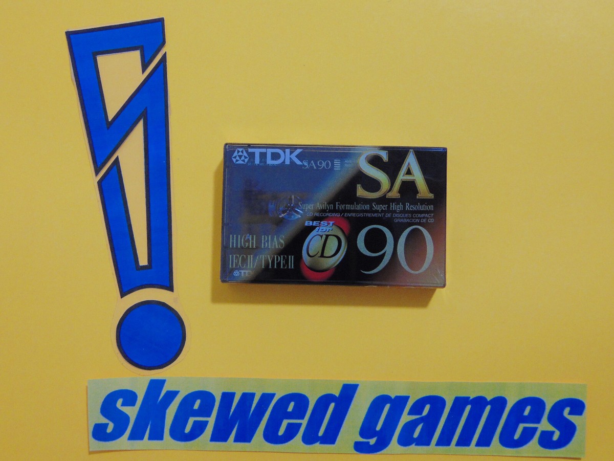 ヴィンテージ レア TDK タイプII SA90 高解像度 高 CrO2 ポジション 90