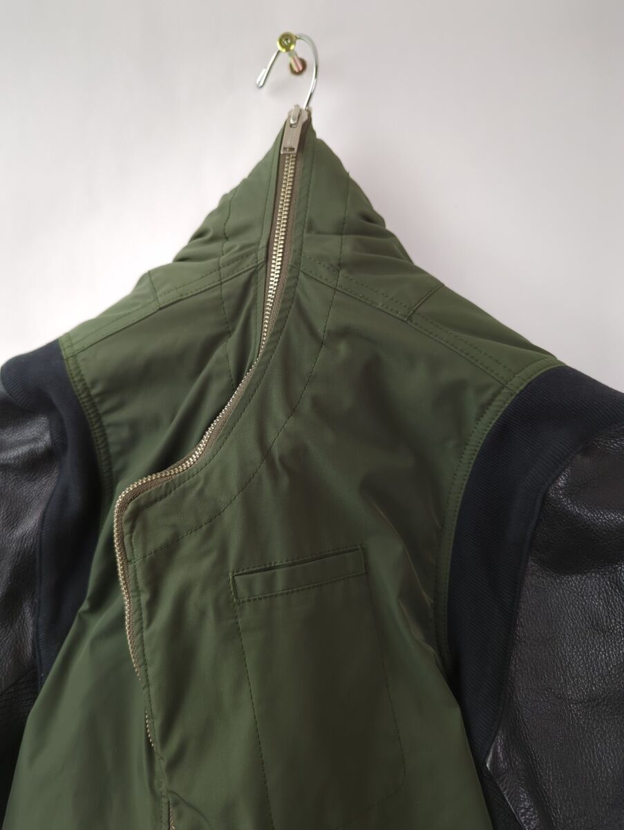 UNDERCOVER / UNDERCOVERISM JUN TAKAHASHI Sz 2 M Leather MA-1 UNDERCOVER / UNDERCOVERISM JUN TAKAHASHI Sz 2 M Leather MA-1