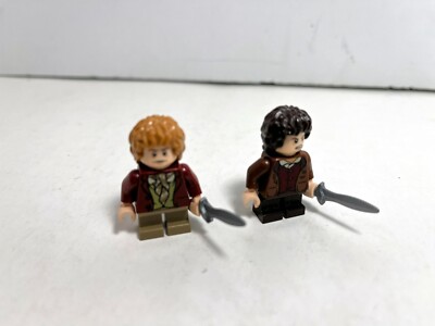 LEGO LOTR:  Bilbo from 79013 and Frodo from 79006 minifigs only (2012)