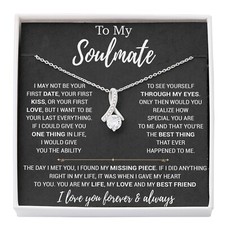 To My Soulmate Necklace, Birthday Gifts For Her, Christmas Gift For Soulmate