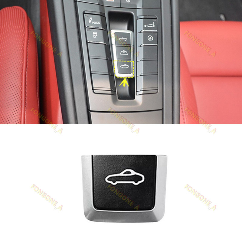 Chrome Convertible Close Switch Cover for Porsche Boxster & Spyder