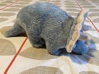 Seltenes Eco Buddiez Triceratops Dinosaurier 12'''' 30 cm Plüschtier Deluxebase I5